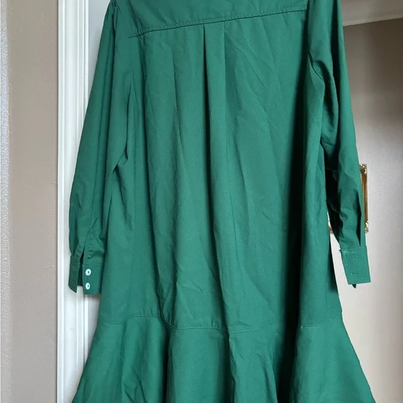 Tuckernuck Emerald Green Shirt Dress - Picture 6 of 6